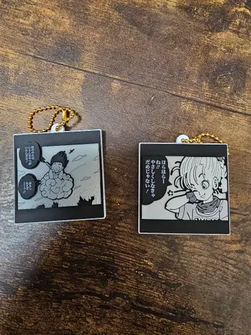 아크릴 키링 코믹스 캐릭터 흑백