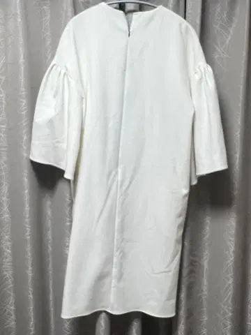 YOKO CHAN 화이트 7부 소매 원피스