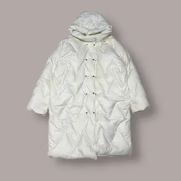 Miss Arrivo 화이트 퀼팅 다운 자켓 L