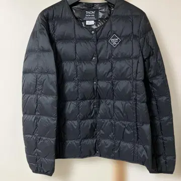TAION 블랙 다운 자켓