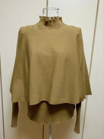 Palm Riche 케이프&리브 니트