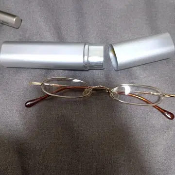 VITAROSO 브라운 오벌 안경 2.50 도수