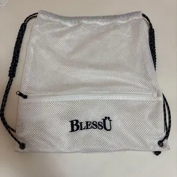 BlessU 메쉬 백팩 화이트
