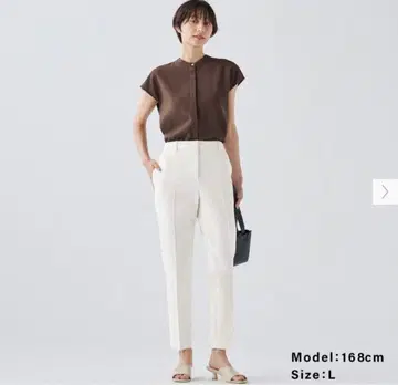 플라스테 PLST 코튼 블렌드 스틱 팬츠 사이즈 M