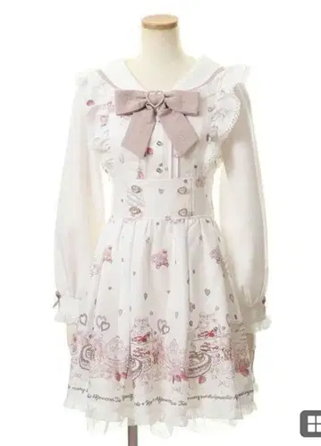 LIZ LISA ManyHearts 애프터눈티 패턴 셋업