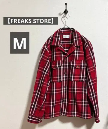 [ FREAKS STORE ] 프릭스스토어 셔츠 체크 두꺼운 원단 M