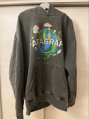 Paragraph P08 그레이 후드 부착 후드티