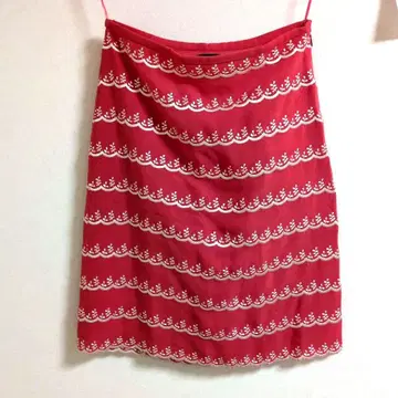 TOCCA 빨간색 타이트 스커트 사이즈 0