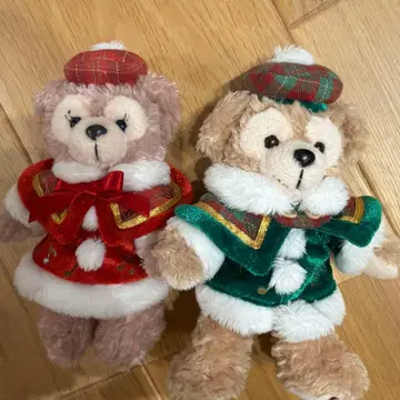 크리스마스 더피 and 셰리메이 봉제 인형 2체 세트