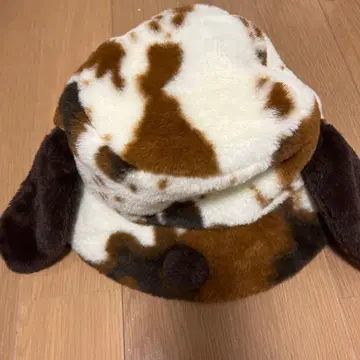 USJ 스누피 퍼 버킷햇