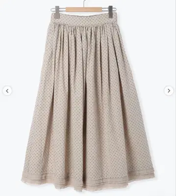 사만사 모스모스 유베시 x Samansa Mos2 밑단 프릴 개더 스커트