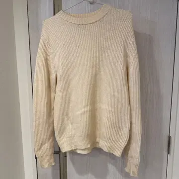 UNITED ARROWS 화이트 니트 스웨터 S