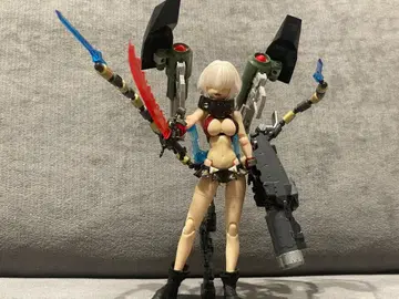 메가미 디바이스 오리지널 개조 부분 페인팅 믹싱 아수라 버스터돌 외