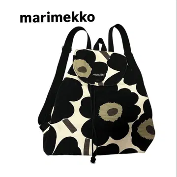 새상품급 marimekko 마리메꼬 꽃무늬 우니코 백팩 A4