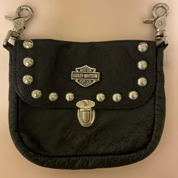 Harley Davidson 가죽 백 웨스트 파우치 힙 파우치 itimi