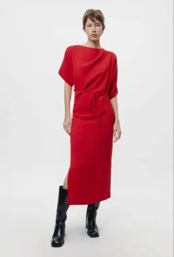 ZARA Collection 롱 원피스 빨간색 XS