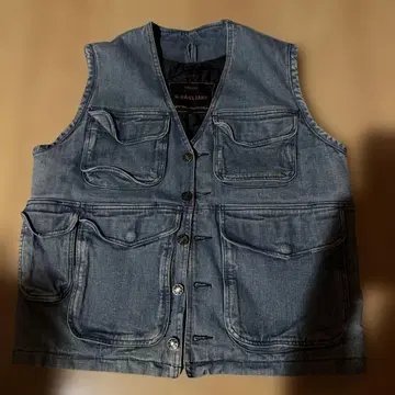 G.GAGLIANO 가리아노 헌팅 데님 베스트 VINTAGE