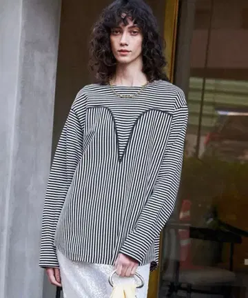 MAISON SPECIAL NULL 긴팔 티셔츠