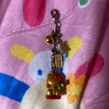 산리오 헬로키티 교통안전 마네키네코 스트랩