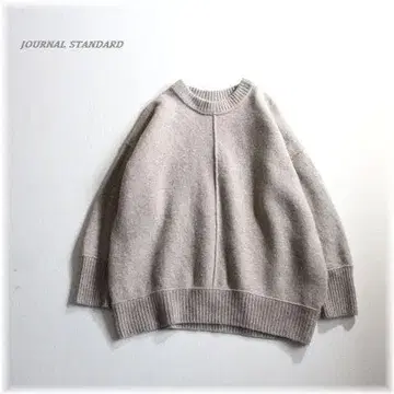 JOURNAL STANDARD 포근한 울 100 내추럴 니트