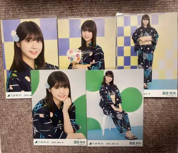 노기자카46 5기생 토미사토 리나 유카타 2024 5종 컴프