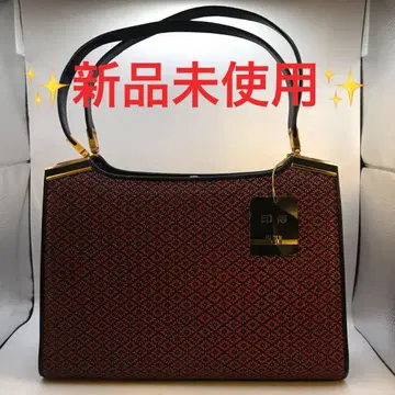 [ 미사용 새상품 ] 인덴야 코슈인덴 핸드백 골드 금장 장식 INDEN