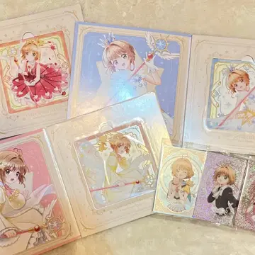 [ 당일 발송 ] 카드캡터 사쿠라 25th 코스터 홀로 카드 세트