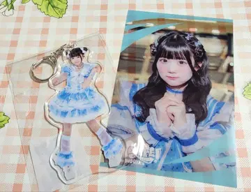 iLiFE! 복권 무지개 깃털 미니 아크릴 키링 클리어 카드 세트