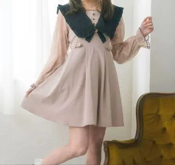 ROJITA 사이드 버클 세일러 원피스