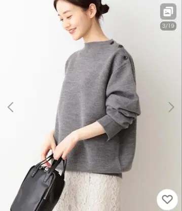 IENA 더블 페이스 니트 풀오버