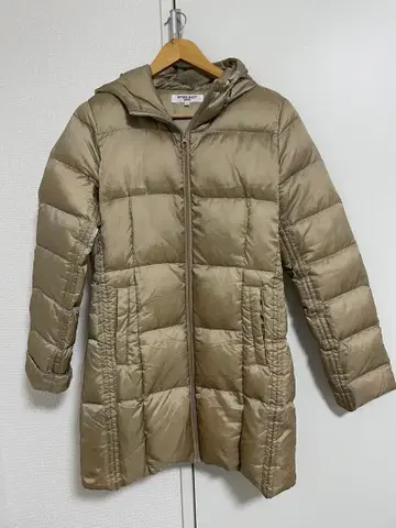 NATURAL BEAUTY BASIC 베이지 다운 자켓 M 사이즈