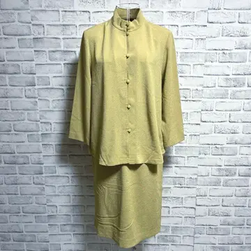 [ 시선당 BY HITOSHI ] 크레이프 원단 상의 스커트 셋업