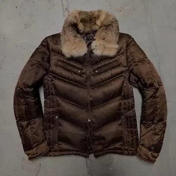 00s archive Y2K 퍼 다운 헤이세이 갸루 더블 지퍼