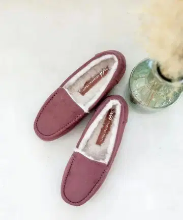 핑크 스웨이드 모카신 38 사이즈