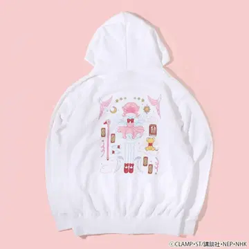 카드캡터 사쿠라 지퍼 후드티 M 사이즈