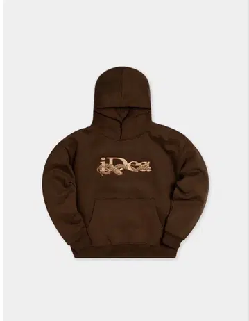 iDeaswam 브라운 후드티