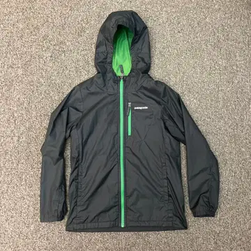 patagonia 키즈 L 윈드 브레이커 그린
