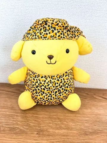 1999년산 Sanrio 폼폼푸딩 레오파드 무늬 봉제 인형 마스코트