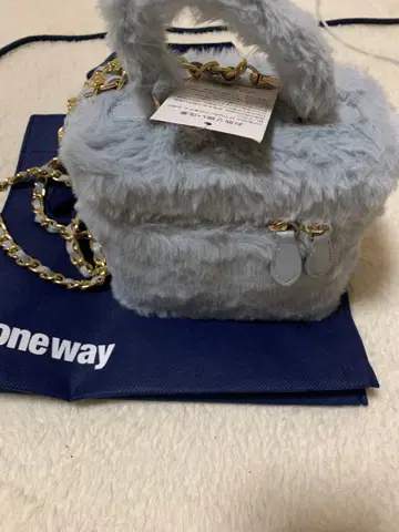 oneway 퍼 숄더백 미사용 새상품