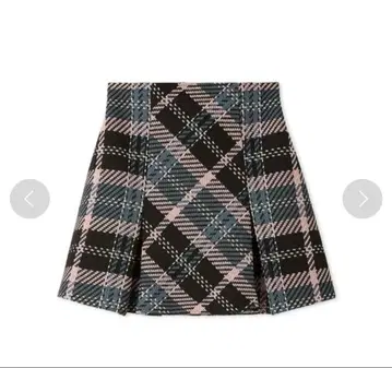 SNIDEL 로빙 체크 미니 스커트