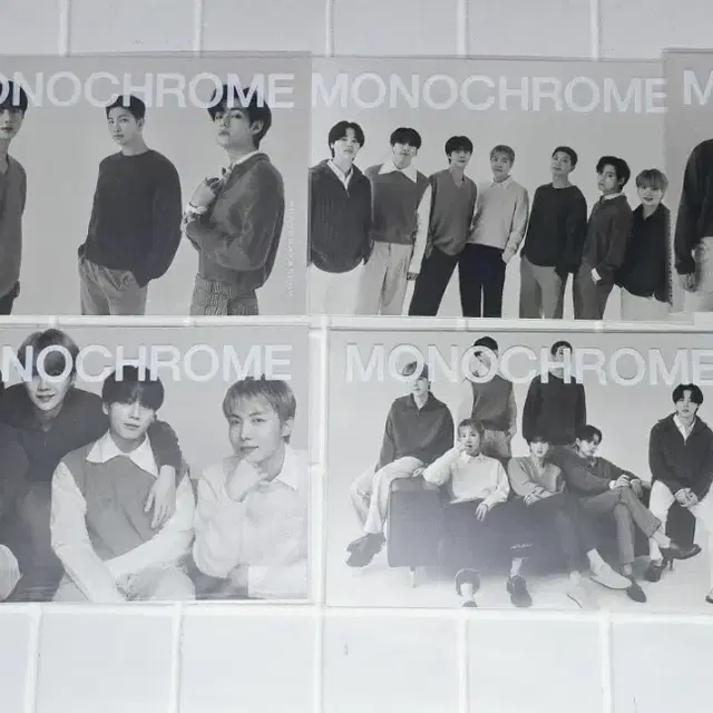 방탄소년단 모노크롬 세트 포토카드 세트 미개봉 BTS MONOCHROME