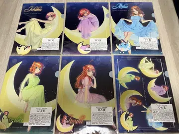 5등분의 신부 캐릭터 복권 클리어 파일 6매 풀세트