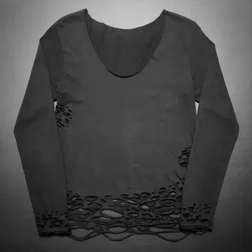 컷 아웃 티셔츠 리메이크 레이어드 archive 그런지 00s