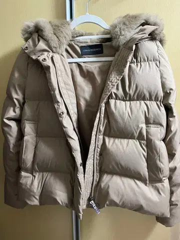 URBAN RESEARCH 베이지 다운 자켓