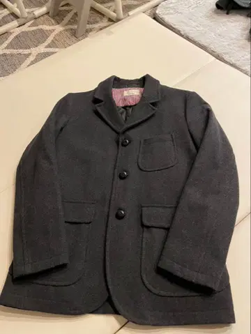 [ 새상품급 ] 나노 유니버스 다크 그레이 테일러드 자켓 숏 기장 코트