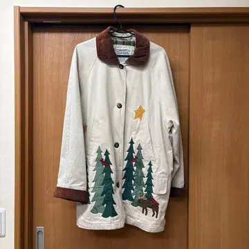 Basic Editions 자수 자켓 구제 의류 아우터