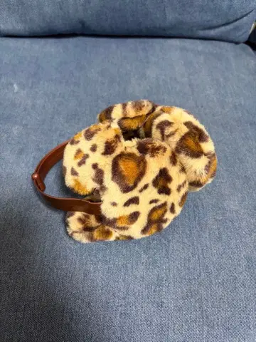 디즈니 미키 레오파드 무늬 귀도리