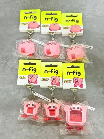 n-fig 나노블록 커비 만복 스이코미 미니 키링