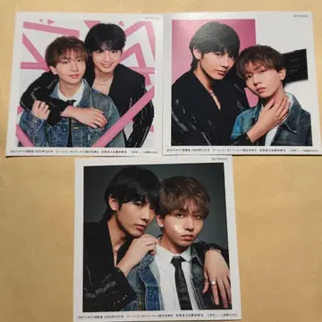 나가노 료타 & 후지바야시 타이야 스퀘어 포토 카드