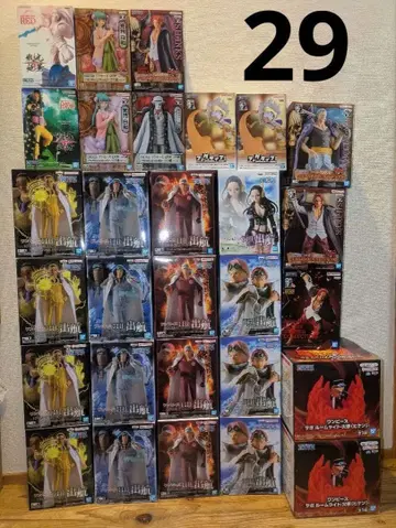 원피스 피규어 29점 사카즈키 아오키지 키자루 사보 샹크스 출항